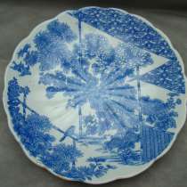 Блюдо тарелка старинная фарфоровая (W545), в Москве