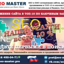 Раскрутка и продвижение сайта в ТОП-10 Яндекса и Google, в Ростове-на-Дону