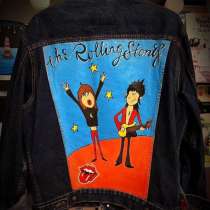 Авторская джинсовая куртка, в Москве