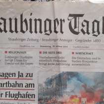 Газета Straubinger Tagblatt февраль 2014. Сочи 2014. Майдан, в г.Костанай