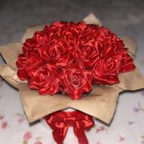 Букет из атласных роз, в Краснодаре
