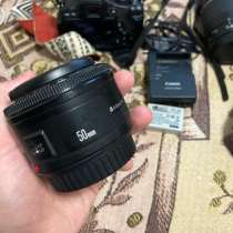 Продам объектив canon lens 50mm, в Москве