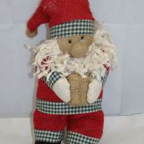 Кукла тряпичная Дед Мороз (P427), в Москве