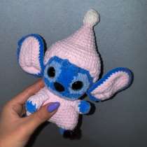 Вязаная плюшевая игрушка Стич, в Москве