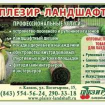 Благоустройство и озеленение, в Казани