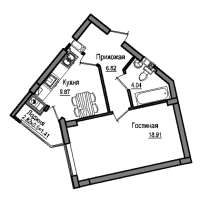 Продам новую 1 комнатную квартиру с ремонтом, в Калининграде