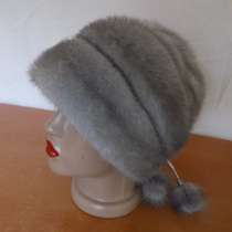 шапка норковая женская 56-59 р-р. (регулируется по размеру), в г.Донецк