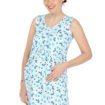 Ночная сорочка сердечки бирюзовые для беременных и кормящих, в г.Витебск