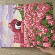 Картина «мишка с тюльпанами», в Казани