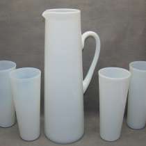 Кувшин графин со стаканами для холодных напитков 5шт винтаж (W401), в Москве