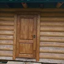 Входные утеплённые двери из массива сосны, в Екатеринбурге