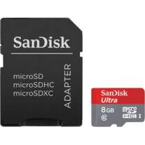 Карта памяти Sandisk Ultra microSDHC Cla, в Екатеринбурге