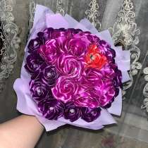 Цветы из отласной ленты, в Гатчине