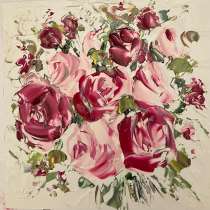 Картина маслом Цветы мастихинлм, в Москве