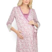 Комплект (халат+сорочка) для роддома Хлоя для беременных и кормящих мам, в Красноярске