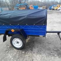 Прицеп для автомобиля КРД050101 1800х1250 с тентом и дугами, в Москве