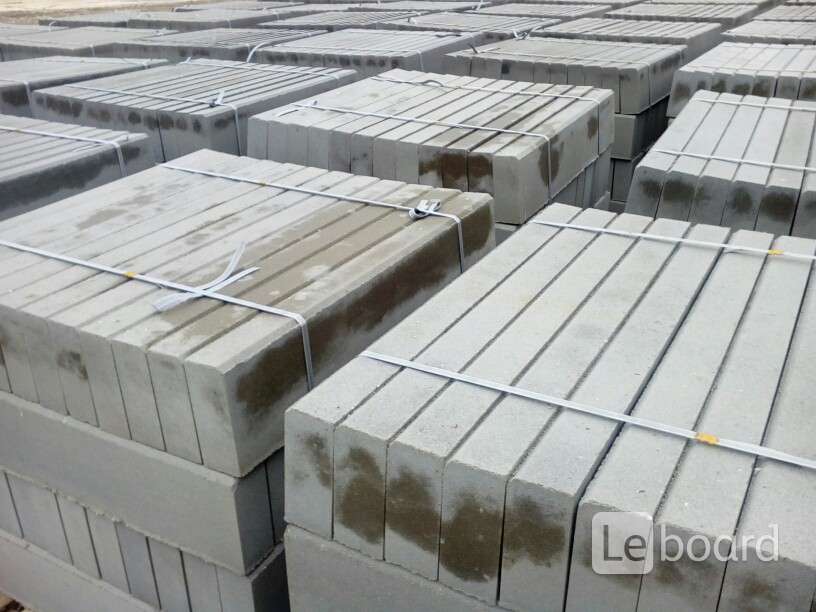 20. Камень бортовой бр 100. 20. 30. Поребрик 1000*200*80.